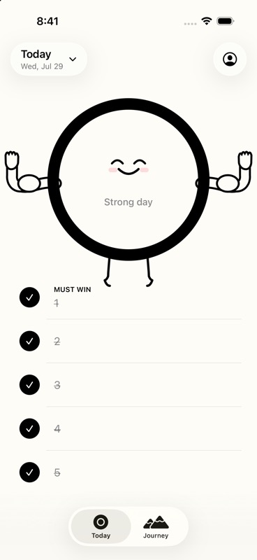 Completed Strong day in V Actions