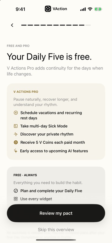 Free & Pro — light